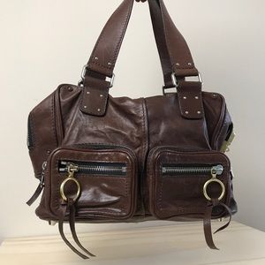 Brown Leather Chloe Satchel